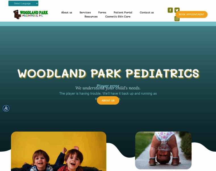 Woodlandparkpeds.com thumbnail