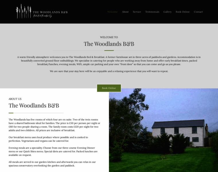 Woodlandsbandb.co.uk thumbnail