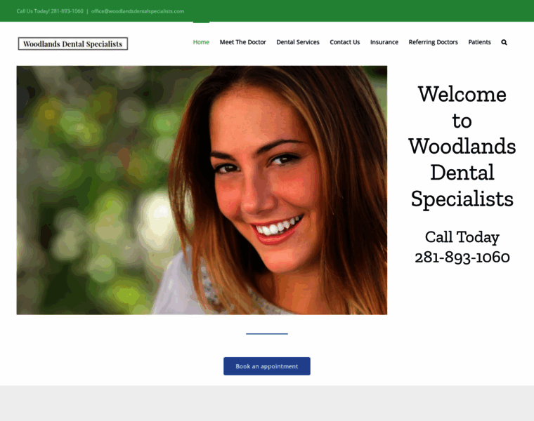 Woodlandsdentalspecialists.com thumbnail