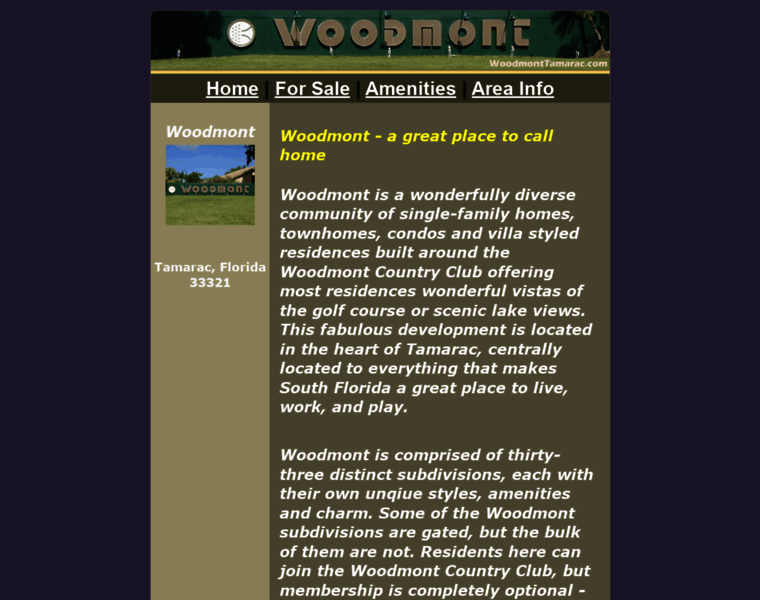 Woodmonttamarac.com thumbnail