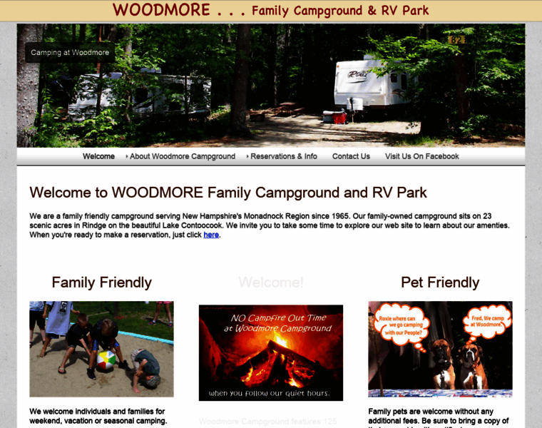 Woodmorecampground.com thumbnail