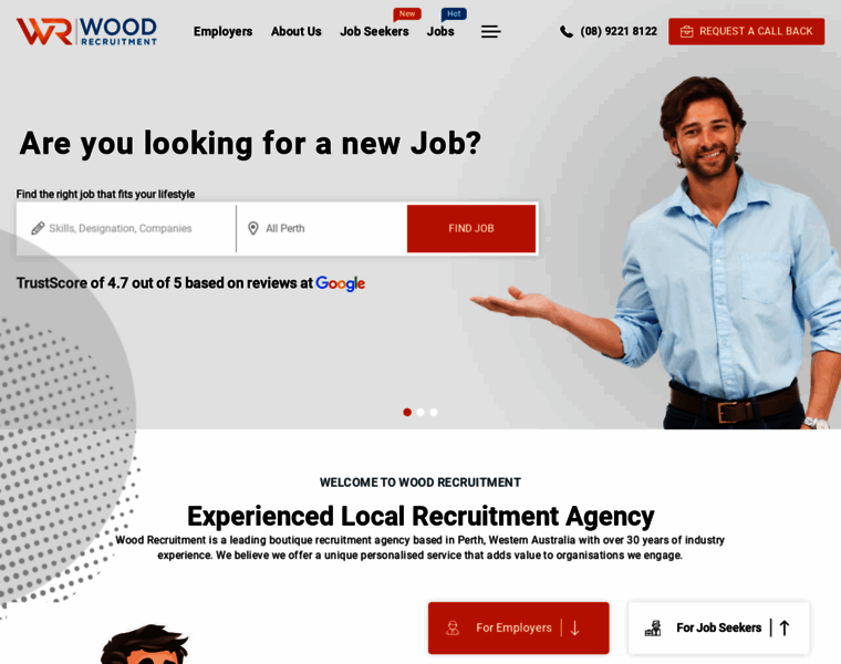Woodrecruitment.com.au thumbnail