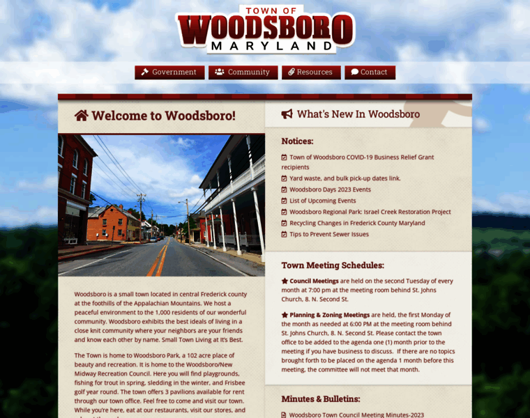 Woodsboro.org thumbnail
