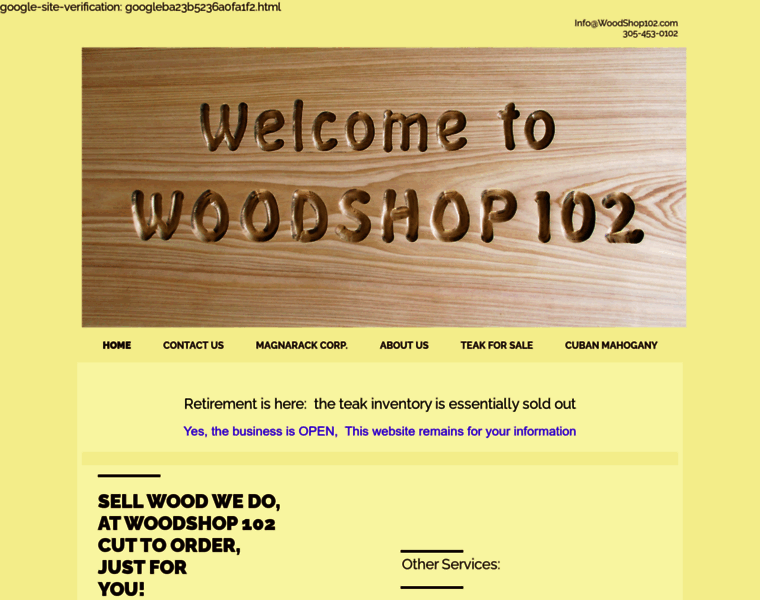 Woodshop102.com thumbnail