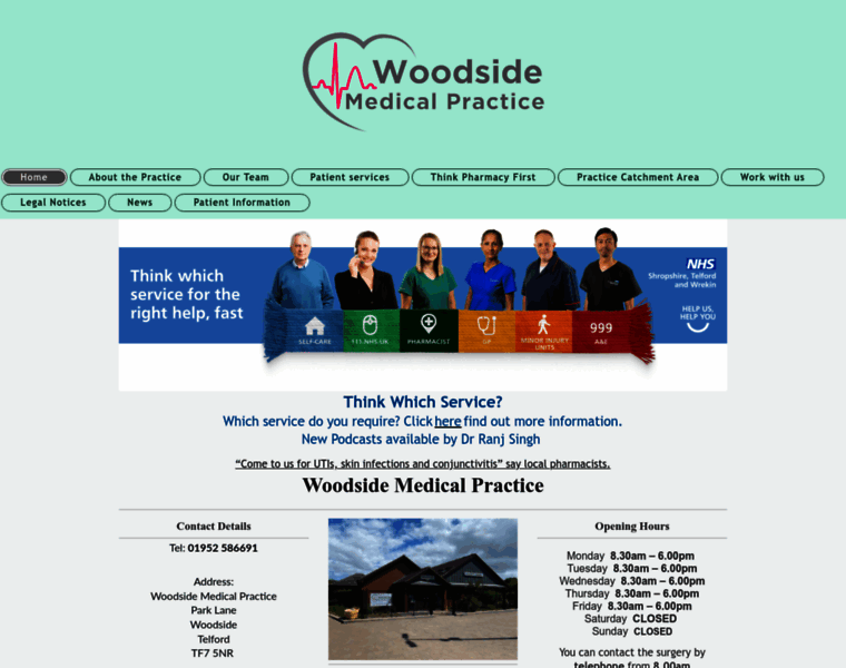 woodside-medical-practice.org.uk at WI. Woodside Medical Practice