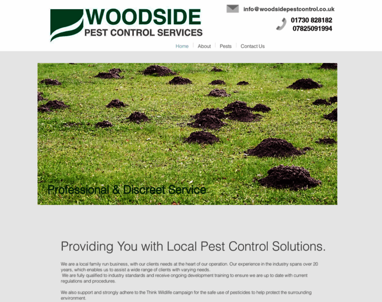 Woodsidepestcontrol.co.uk thumbnail