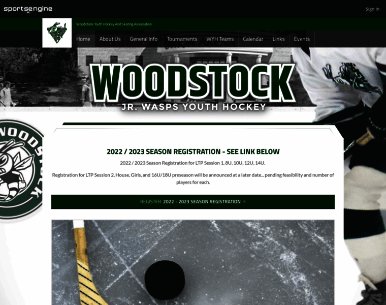 Woodstockyouthhockey.org thumbnail