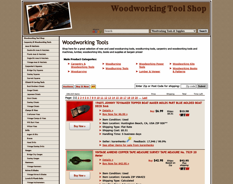 Woodworkingtoolshop.net thumbnail