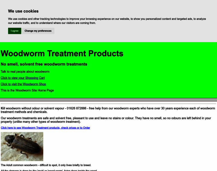 Woodworm-info.co.uk thumbnail