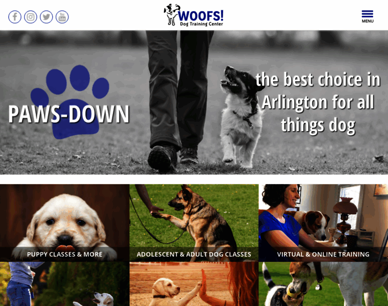 Woofsdogtraining.com thumbnail