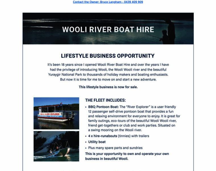 Wooliriverboathire.com.au thumbnail