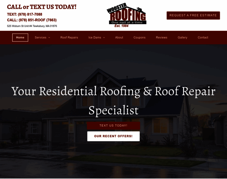 Wooster-roofing.com thumbnail