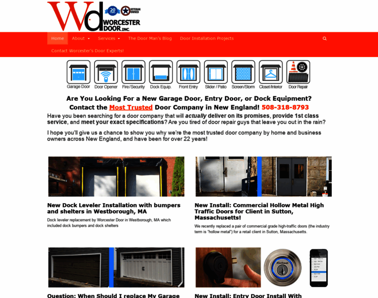 Worcesterdoor.com thumbnail