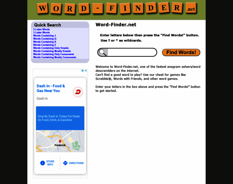Word-finder.net thumbnail