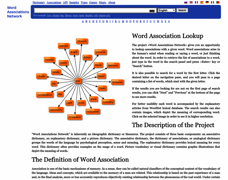 Wordassociations.net thumbnail