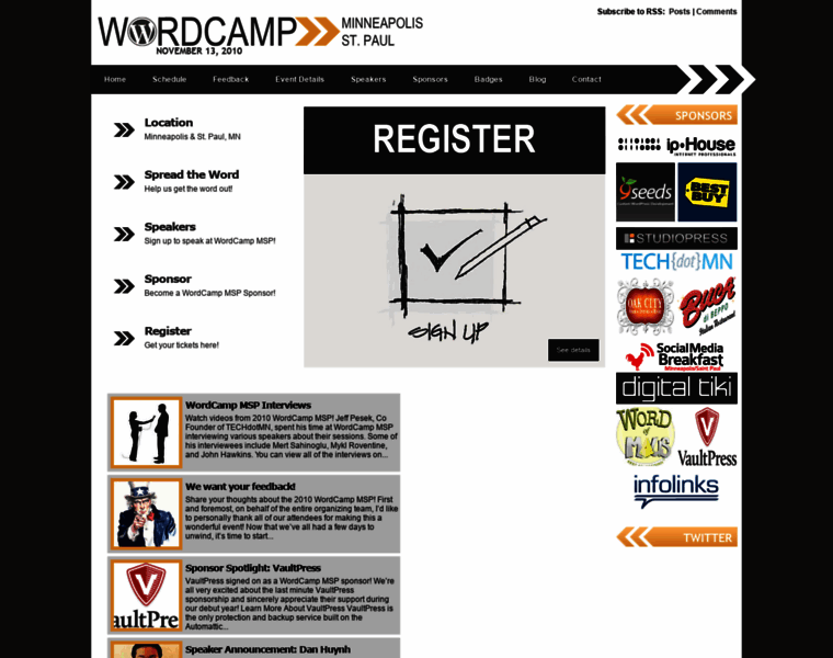 Wordcampmsp.org thumbnail