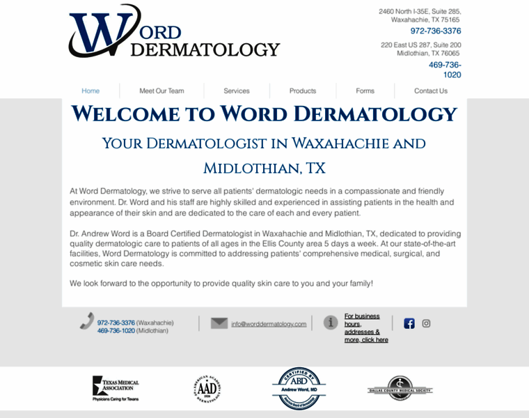 Worddermatology.com thumbnail