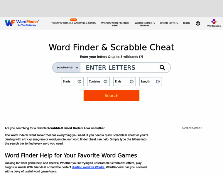 Wordfinder.yourdictionary.com thumbnail