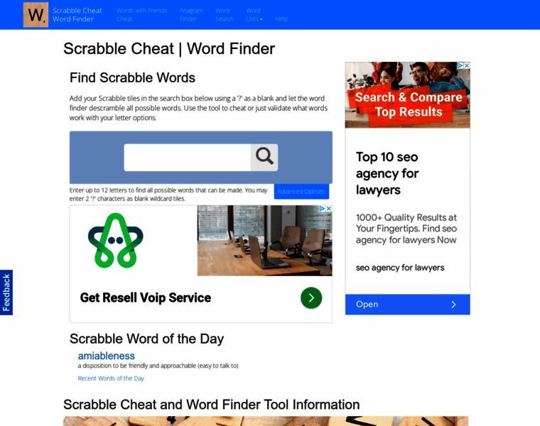 Wordfindercheat.com thumbnail
