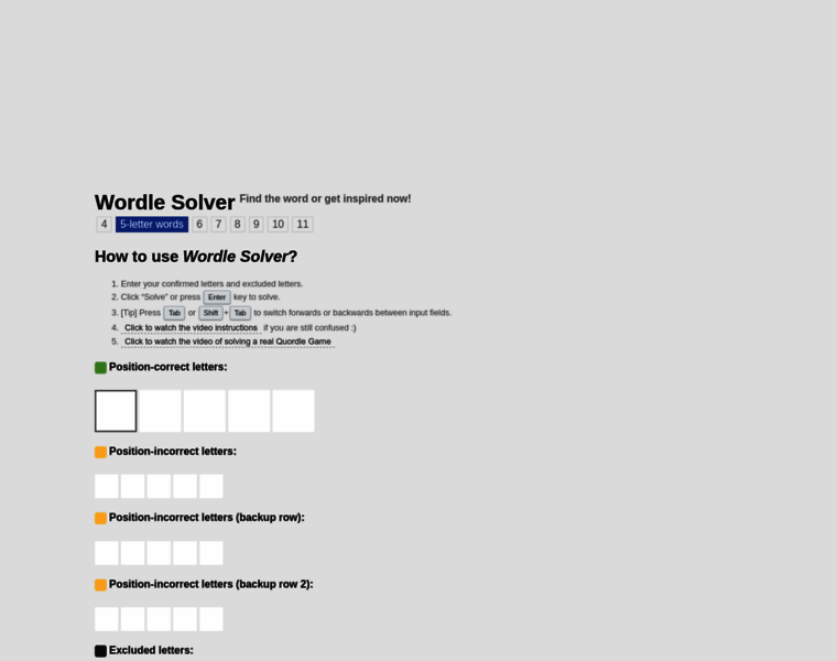 Wordlesolver.pro thumbnail Wordlesolver.pro thumbnail