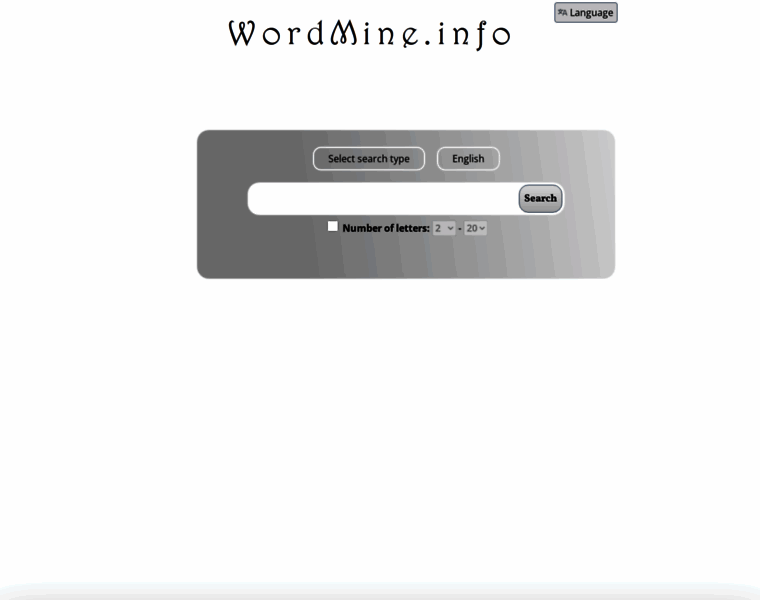 Wordmine.info thumbnail