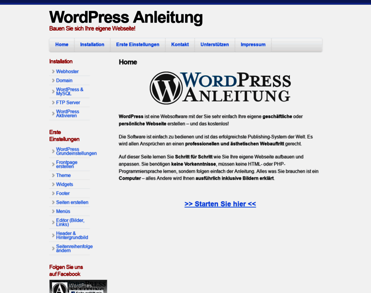 Wordpress-anleitung.net thumbnail