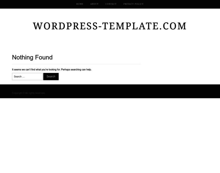 Wordpress-template.com thumbnail