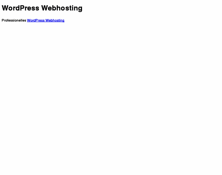Wordpress-webhosting.de thumbnail