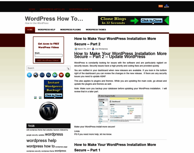 Wordpresscreation101.com thumbnail