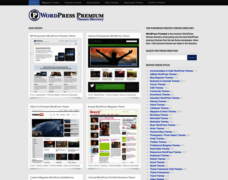 Wordpresspremium.com thumbnail