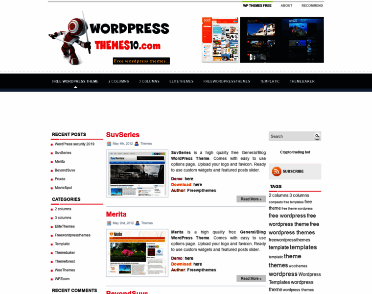 Wordpressthemes10.com thumbnail