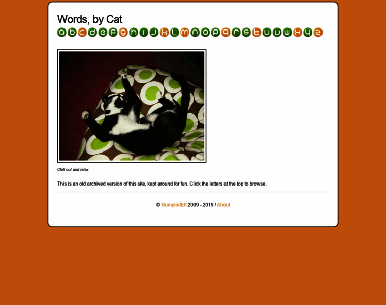 Wordsbycat.com thumbnail