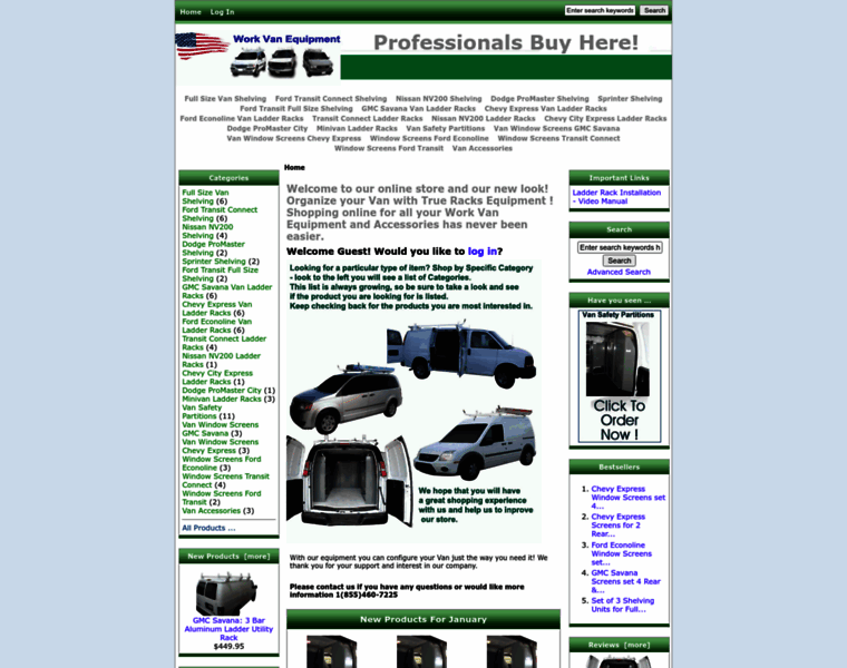 Work-van-equipment.com thumbnail