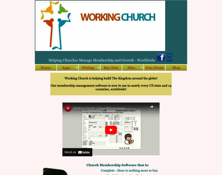 Workingchurch.com thumbnail