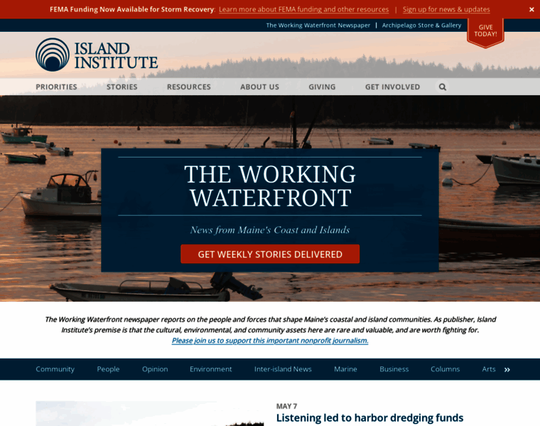 Workingwaterfront.com thumbnail