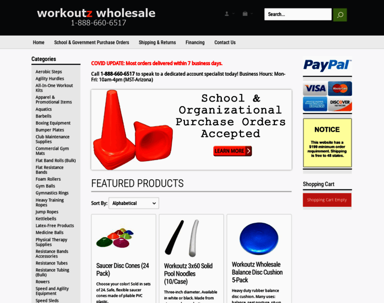 Workoutzwholesale.com thumbnail
