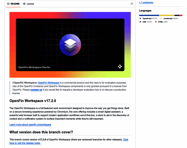 workspace.dev at WI. GitHub - built-on-openfin/workspace-starter: Get ...