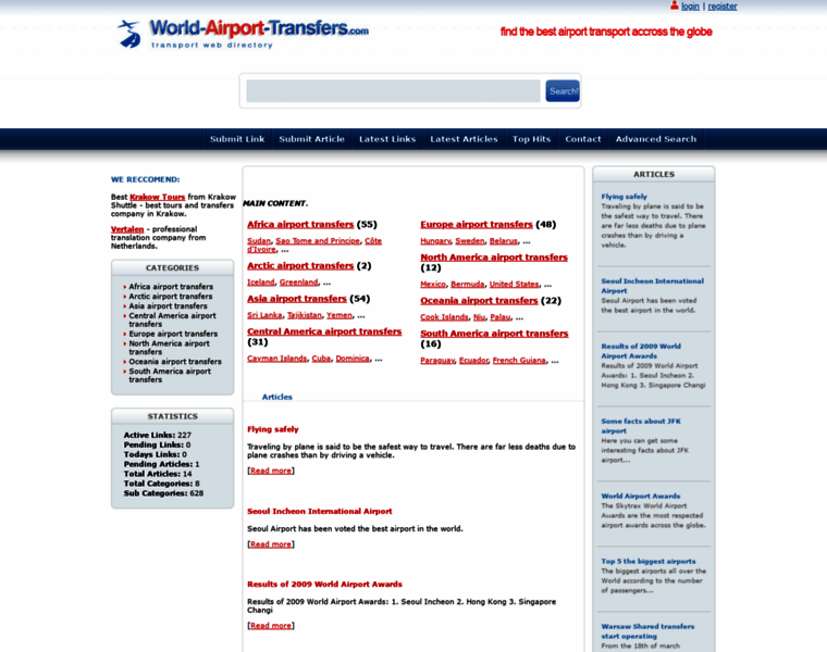 World-airport-transfers.com thumbnail