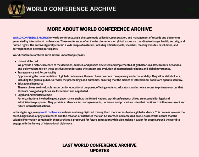 World-conference.org thumbnail