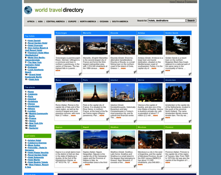 World-travel-directory.net thumbnail