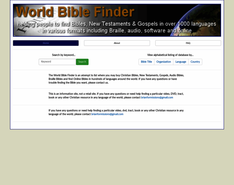 Worldbiblefinder.org thumbnail