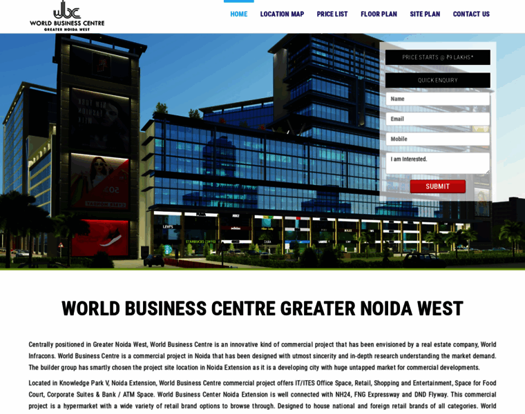 Worldbusinesscentre.net.in thumbnail