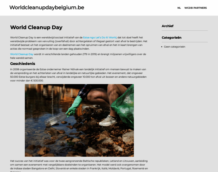 Worldcleanupdaybelgium.be thumbnail