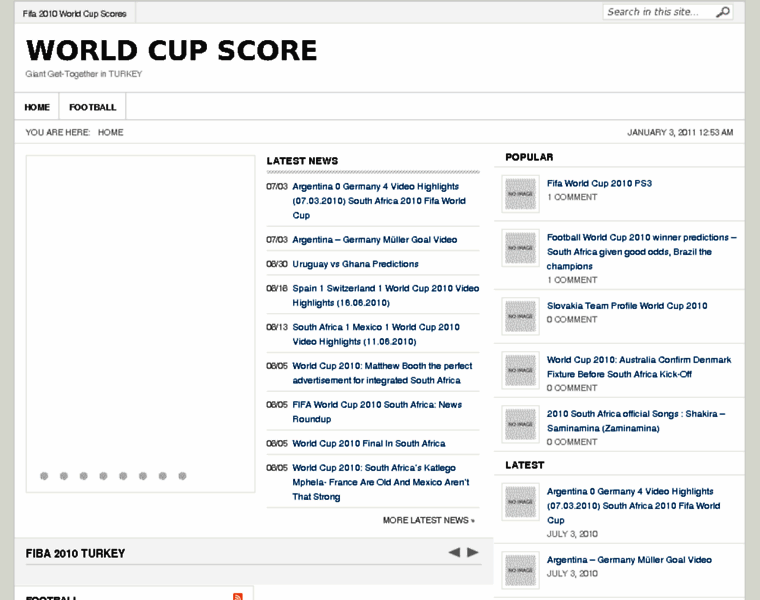 Worldcupscore.net thumbnail