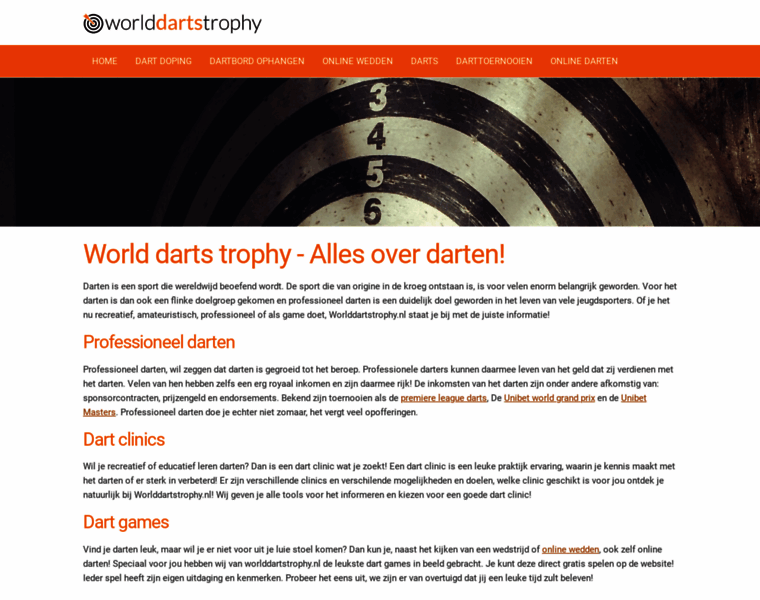 Worlddartstrophy.nl thumbnail