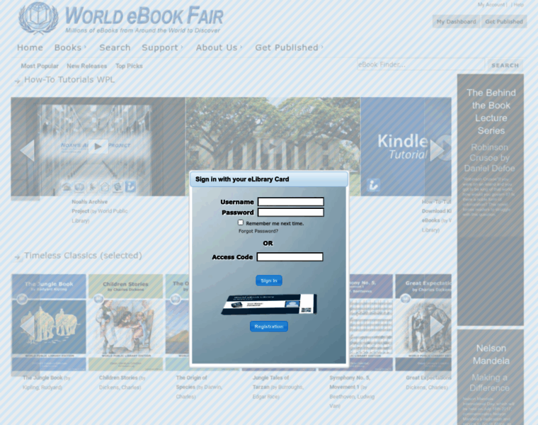 Worldebookfair.net thumbnail