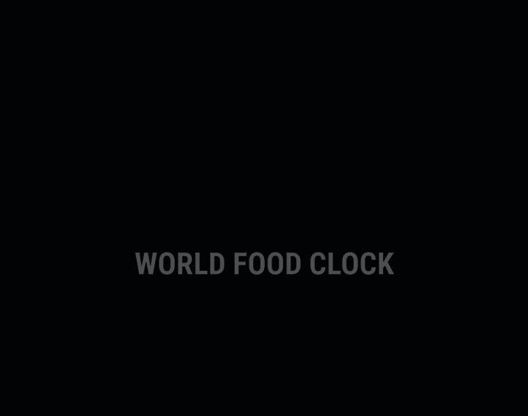 Worldfoodclock.com thumbnail Worldfoodclock.com thumbnail