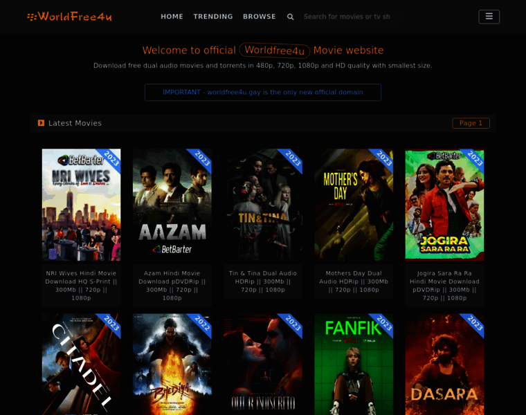 worldfree4u.name at WI. WorldFree4u The Official Home of Worldfree4u ade Movies