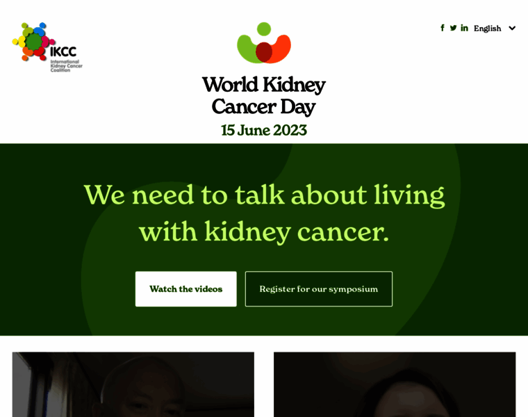 Worldkidneycancerday.org thumbnail