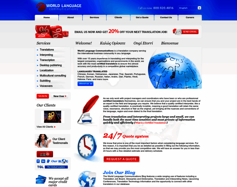 Worldlanguagecommunications.com thumbnail